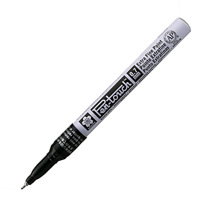 Маркер перманентный "Pen-Touch", черный