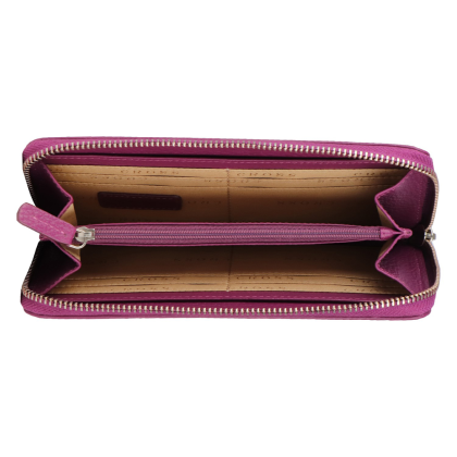 Кошелек "Colors Plum", кожа, сливовый - 3