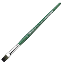 Кисть для рисования "Tintoretto Emerald", синтетика, плоская, №12