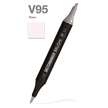 Маркер перманентный двусторонний "Sketchmarker Brush", V95 пион