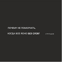 Ручка шариковая автоматическая + чехол "Почему не помолчать, когда ясно без слов. Стругацкие"