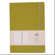 Блокнот "Joy Book. Фисташковый мусс", А4, 96 листов, клетка, желтый
