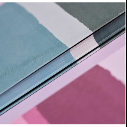 Еженедельник датированный "Stripes dusty pink", А5, 96 листов, розовый, срез разноцветный, 2026 - 5