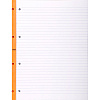 Сменный блок для тетради на кольцах "Rhodia", А4+, 80 листов, линейка, оранжевый - 3