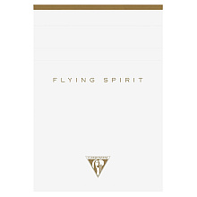 Блокнот "Flying Spirit", А6, 70 листов, линейка, белый