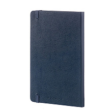 Блокнот "Classic Large", А5, 120 листов, линейка, синий сапфир