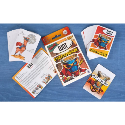Игра настольная "Шот: Супергеройский" - 9