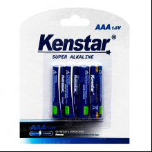 Батарейки алкалиновые "KenStar LR03/AAA BL-4", 4 шт, щелочные