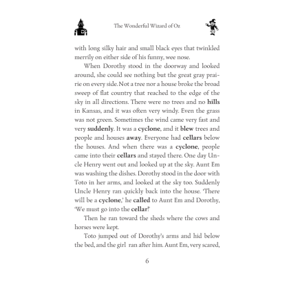 Книга на английском языке "The Wonderful Wizard of Oz. B1", Лаймен Фрэнк Баум - 3