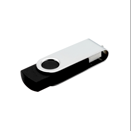 USB Flash 2.0 16 Gb VDF-008, пластик, метал, черный 