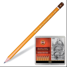 Карандаш чернографитный "Koh-I-Noor 1500", 24 шт.