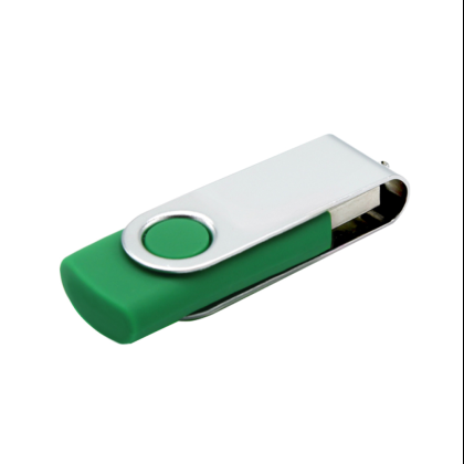 USB Flash 2.0 16 Gb VDF-008, пластик, метал, зеленый  