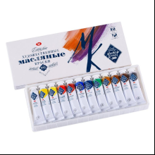 Краски масляные "Мастер-класс", 12 цветов, 18 мл