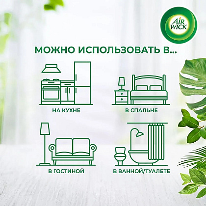 Освежитель воздуха Air Wick Fresh Matic Утренний лес, сменные аэрозольные баллоны, 250 мл - 5