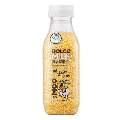 Соль-шиммер для ванны "DOLCE MILK", с ароматом манго и маракуйи, 400 мл