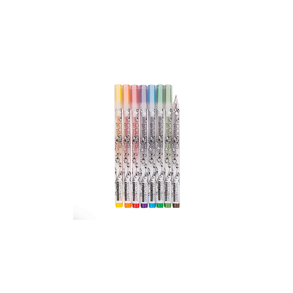 Набор гелевых ручек "Uni Write. Colors", 8 штук - 2