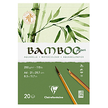 Блок-склейка для акварели "Bamboo", А4, 250г/м2, 20 листов