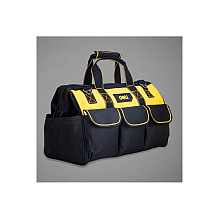 Сумка для инструментов Deli YS EDL430117, 400х200х270 мм, ткань Oxford, черный, желтый