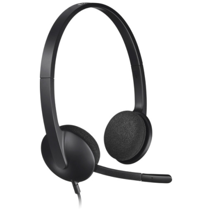 Наушники с микрофоном Logitech "Stereo Headset H340"