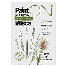 Блок-склейка "Paint`On" Misca, A3, 250г/м2, 15 листов