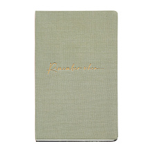 Блокнот Miquelrius "Remember Cottage", А5, 96 листов, нелинованный, зеленый