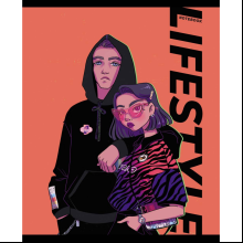 Тетрадь "Lifestyle", А5, 48 листов, клетка, ассорти 