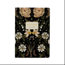 Тетрадь "Night Garden", A5, 40 листов, клетка, скоба сбоку, разноцветный