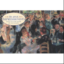 Открытки на английском языке "The Great Impressionists. 20 Fine-Art Cards"