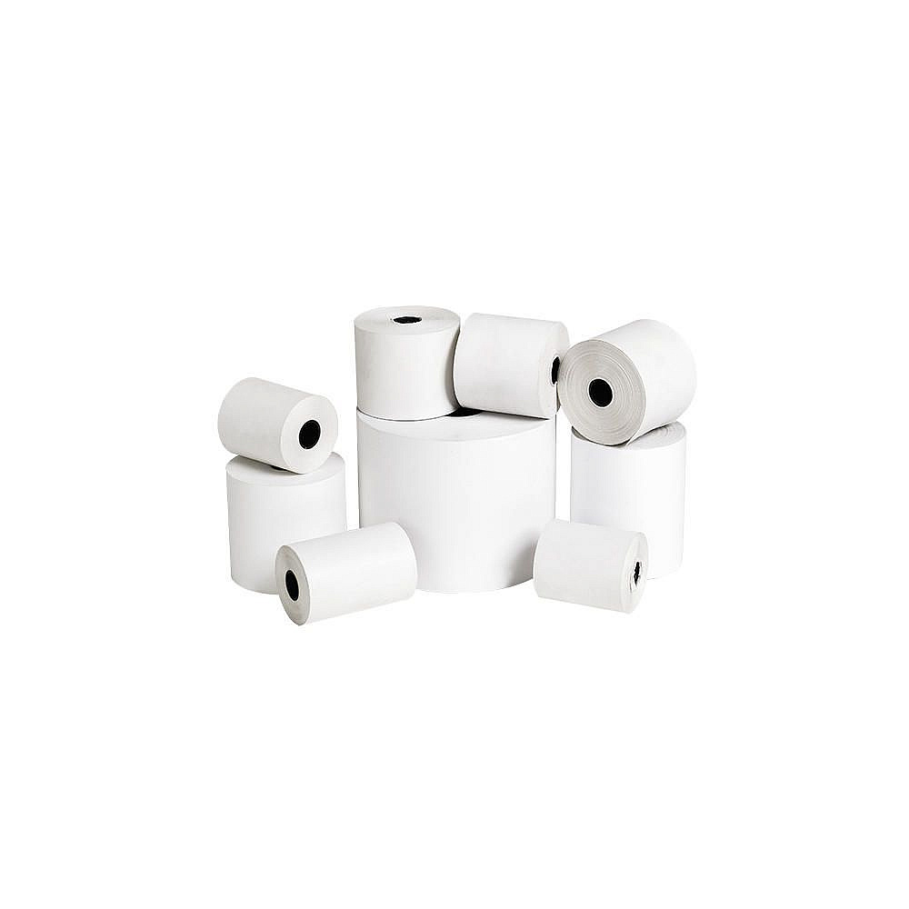 Чековая лента офсетная, 55-60 г/м2, 76x12x20 мм/мм/м