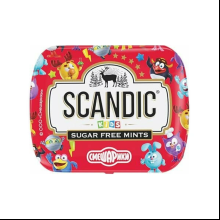 Конфеты "Scandic", 14 г, без сахара, малина