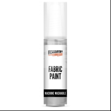 Краски для текстиля "Pentart Fabric paint", серый, банка