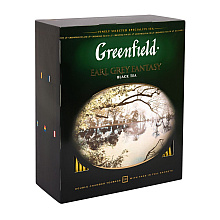 Чай "Greenfield" Earl Grey Fantasy, 100 пакетиков x2 г, черный