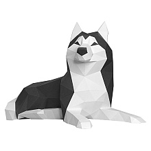 Набор для 3D моделирования "Хаски Аляска"