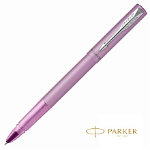 Ручка-роллер Parker "Vector XL", 0.5 мм, лиловый, серебристый, стерж. черный