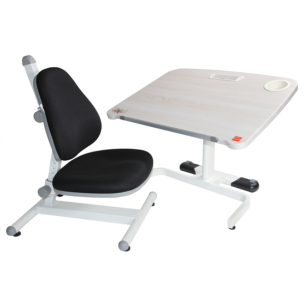 Стол Comf-Pro Coco Desk UR-83, 800х600х(540-755) мм, дуб белый - 6