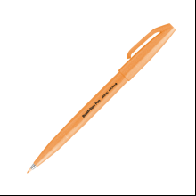 Маркер-кисть "Brush Sign pen", флуоресцентный оранжевый