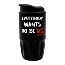 Термокружка "Everybody wants to be us", 450 мл, нержавеющая сталь, черный