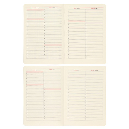 Ежедневник недатированный "FIORENZO Note Book", A5, 168 страниц, черный - 6