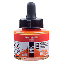 Краски жидкий акрил "Amsterdam", 311 киноварь, 30 мл