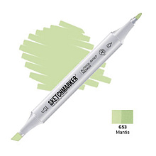 Маркер художественный "Brushmarker", двухсторонний, G53 богомол
