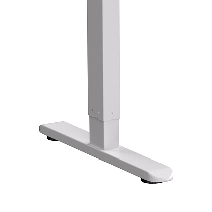 Стол с электроприводом WellDesk Basic 1300x675х18 белый/акация лэйкленд (9191460+9072453) - 6