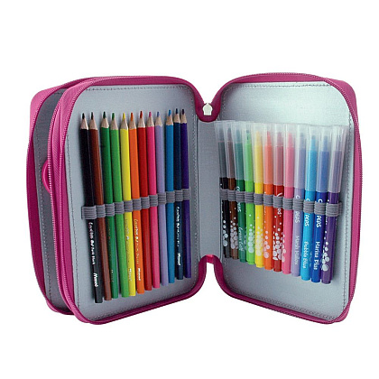 Пенал Maped "Girly", 2 отделения, с наполнением - 3