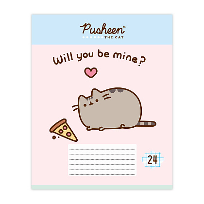 Тетрадь "Pusheen", А5, 24 листов, клетка, ассорти - 2