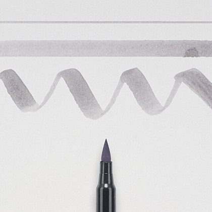 Маркер акварельный "Koi Color Brush", теплый светло-серый - 2