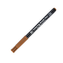 Маркер акварельный "Koi Color Brush", коричневый