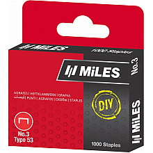 Скоба Miles №3, 14 мм, 1000 штук