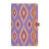 Блокнот "Ikat lilac sand", А5, 96 листов, линейка, фиолетовый, оранжевый - 2