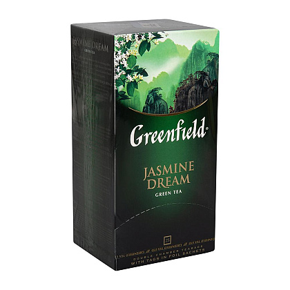 Чай "Greenfield" Jasmine Dream, 25 пакетиков x2 г, зеленый