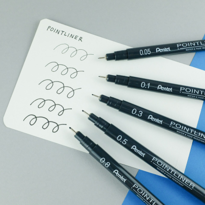 Набор ручек капиллярных "Pointliner", 14 шт, ассорти - 3