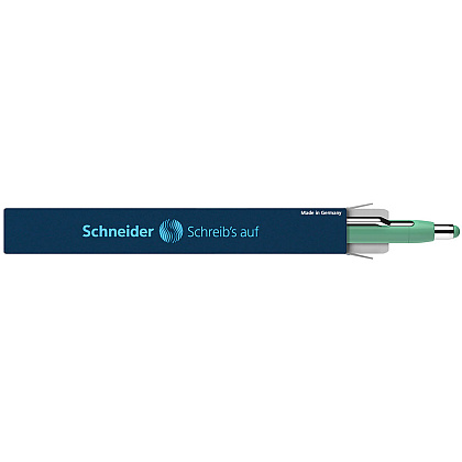 Ручка шариковая автоматическая "Schneider Epsilon", мятный, зеленый, стерж. синий - 4